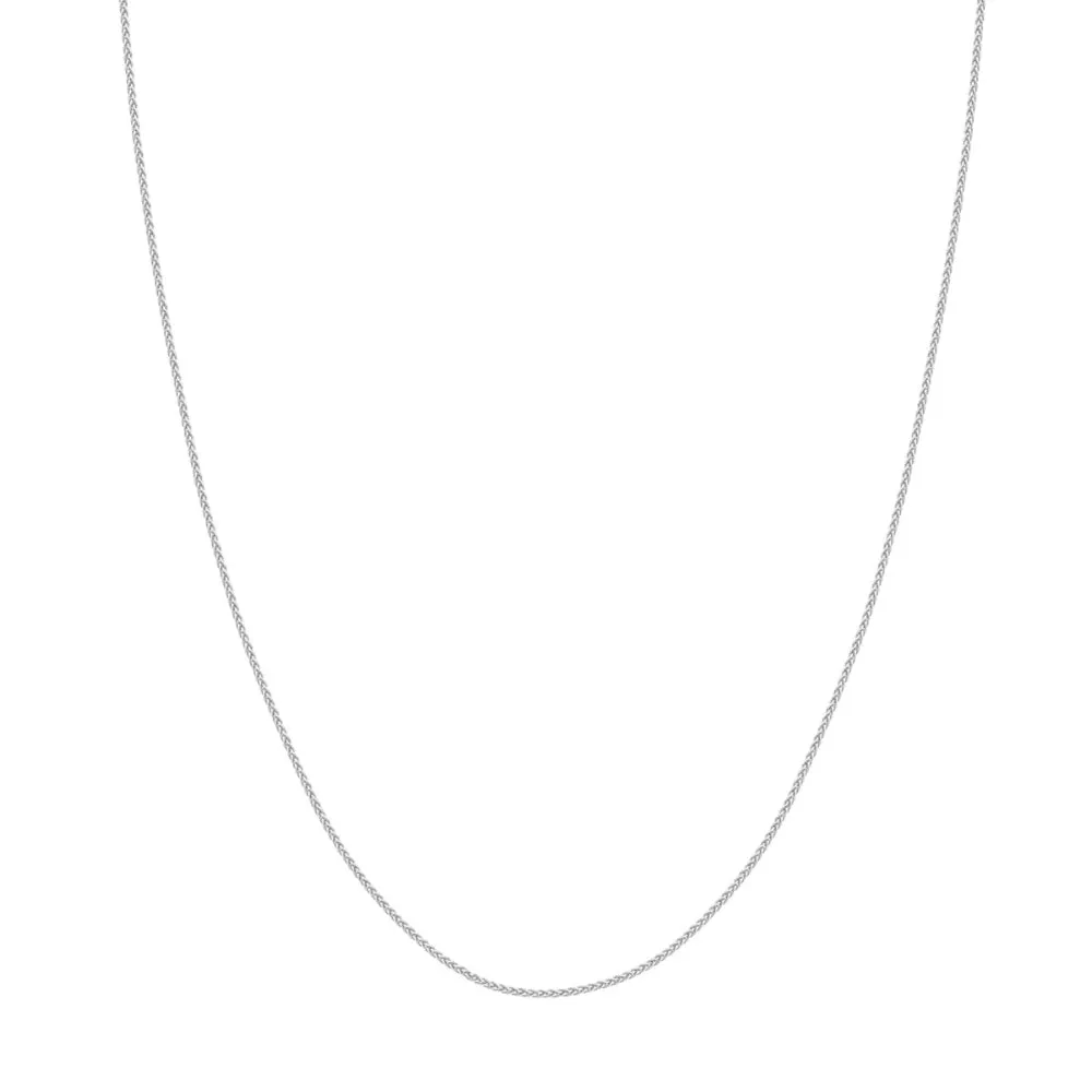 14k Gold 1.05mm Wheat Chain