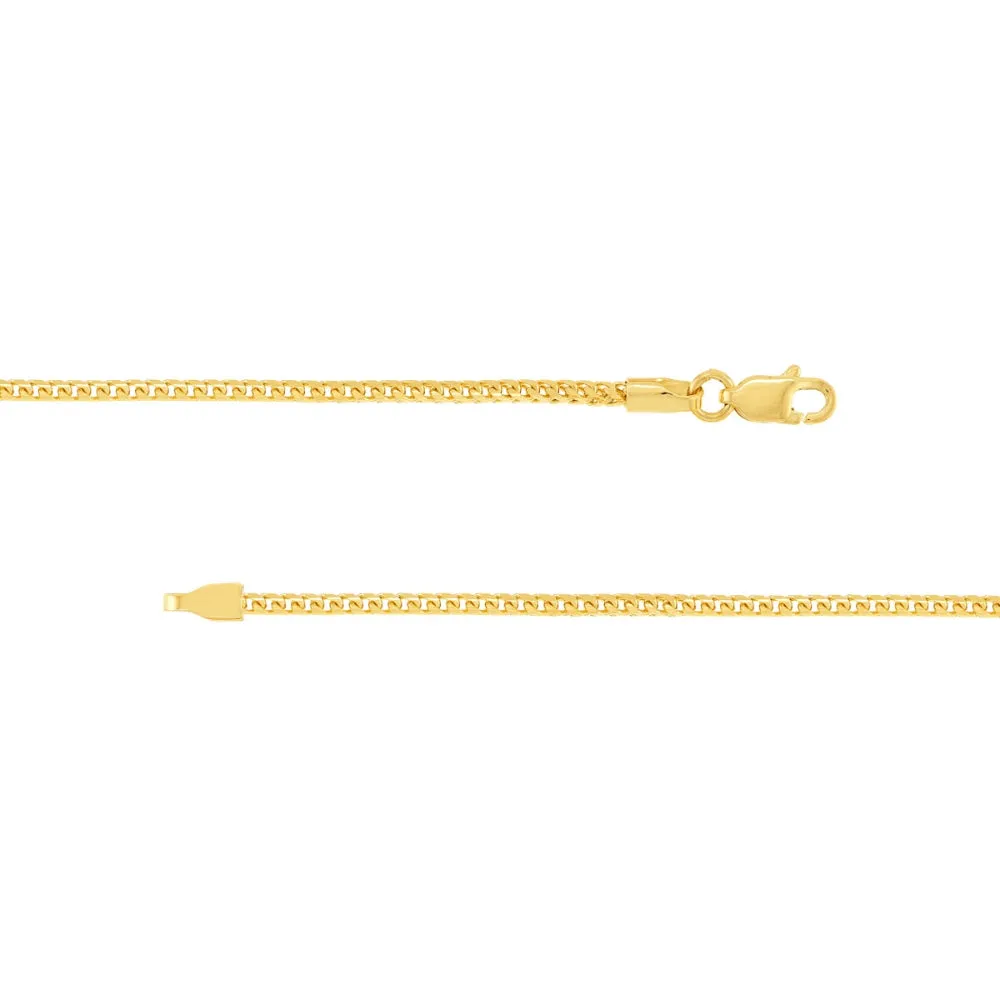 14k Gold 1.55mm Franco Chain