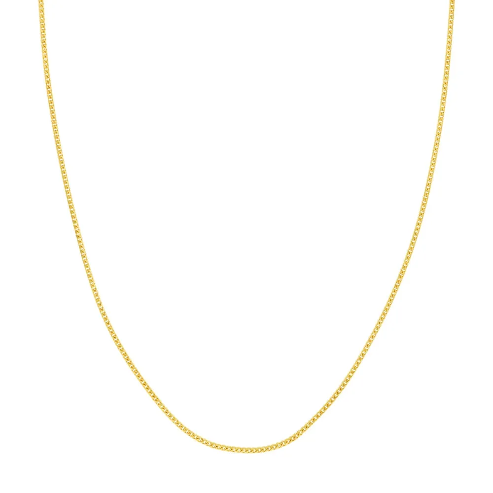 14k Gold 1.55mm Franco Chain 