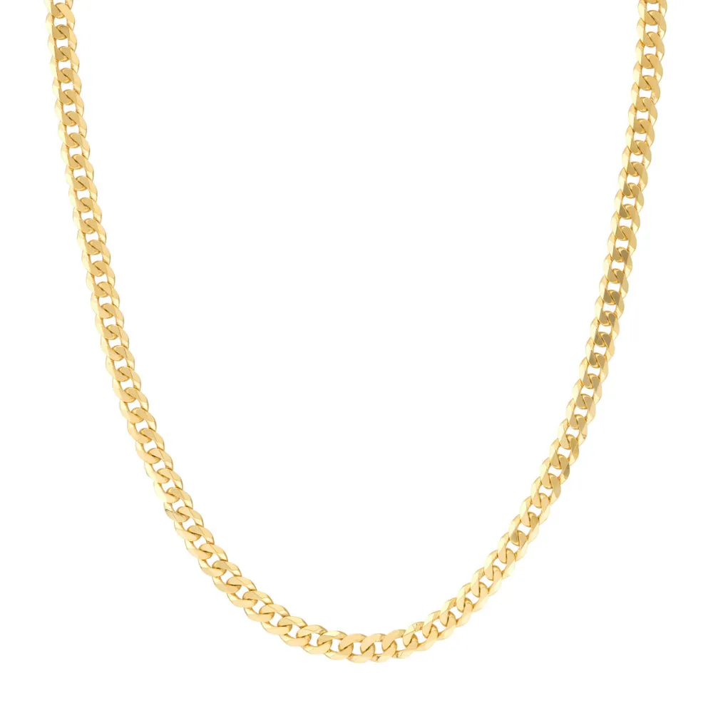 14k Gold Cuban Chain, 22" 