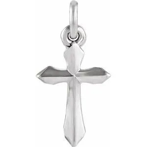 14K Yellow Cross Pendant