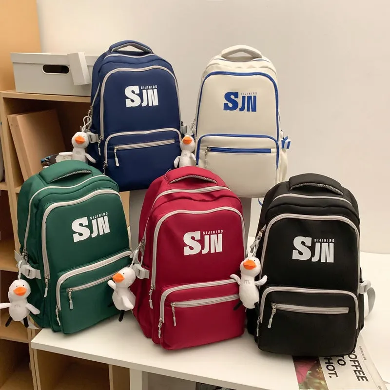 2-piece backpack new style school bag 