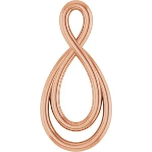 23x10.9 mm Infinity-Inspired Pendant