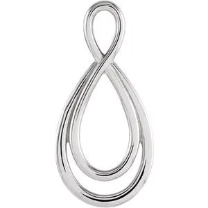 23x10.9 mm Infinity-Inspired Pendant 