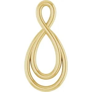 23x10.9 mm Infinity-Inspired Pendant
