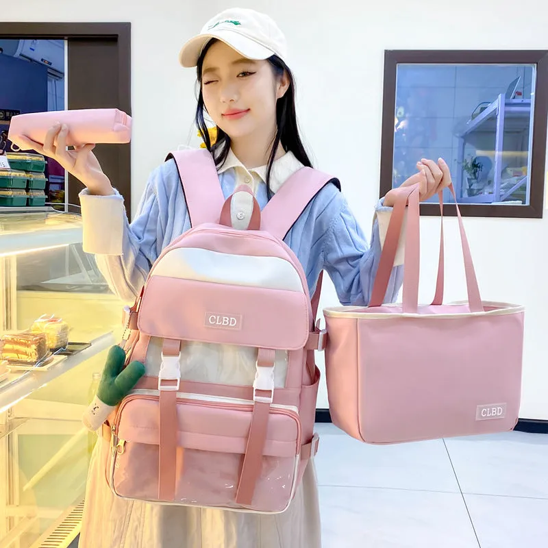 3-piece student school bag, backpack