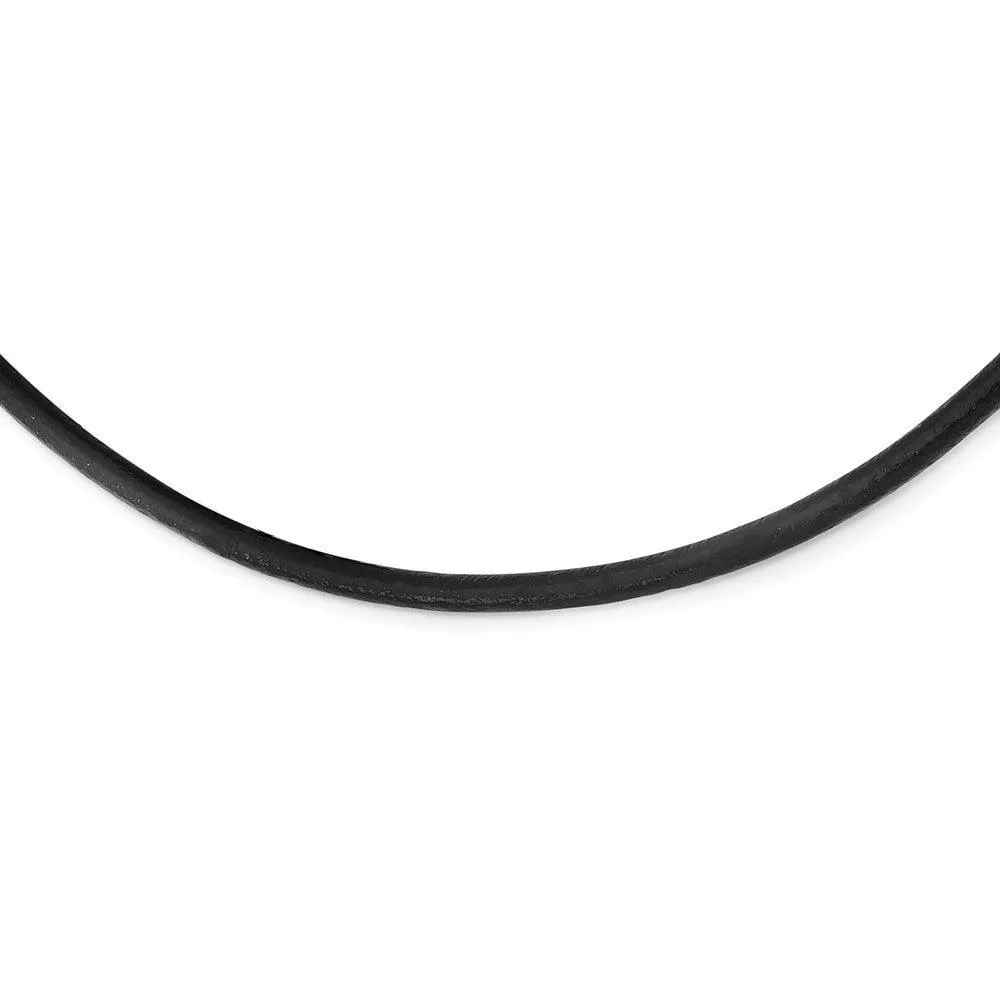 3.00 Genuine Leather Greece Textured Necklace 