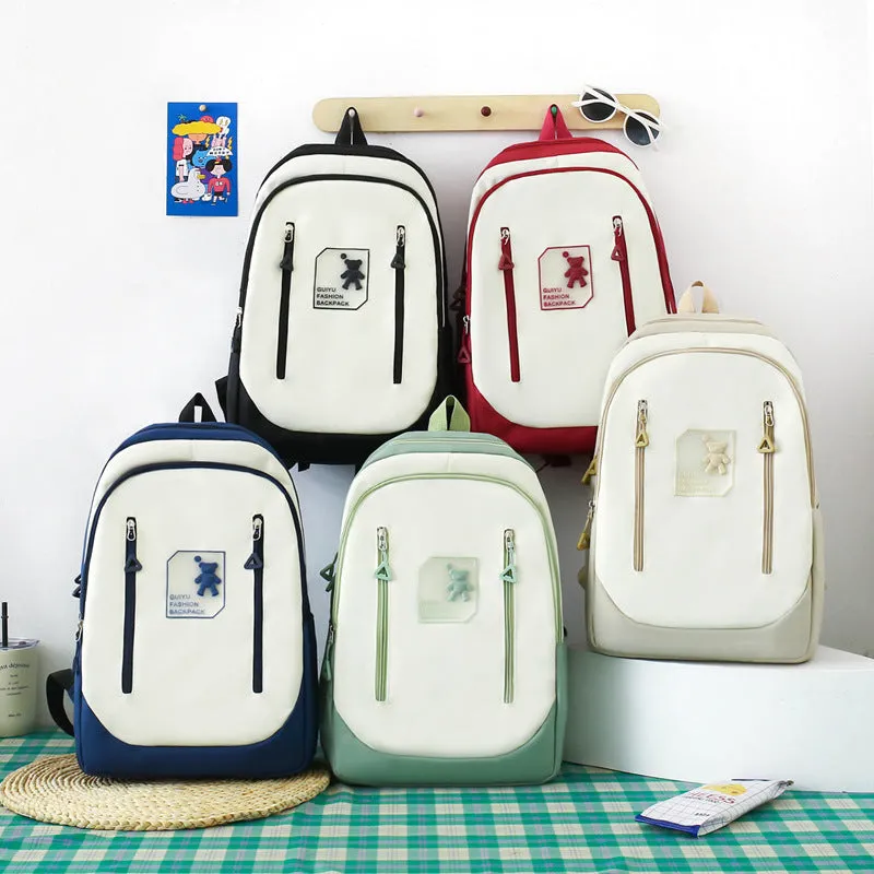 4-piece school bag computer bag backpack 
