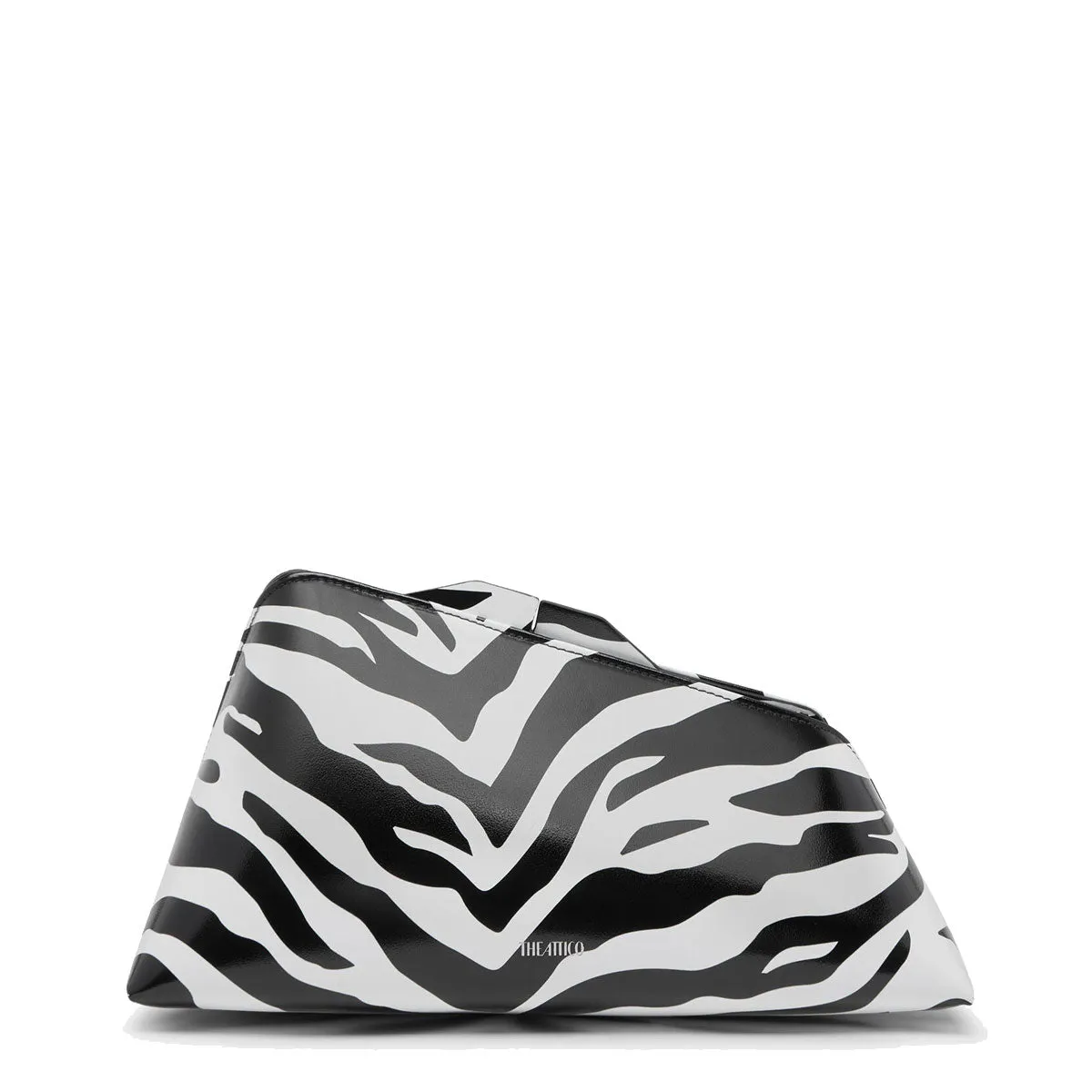 ''8.30PM'' Leather Oversized Clutch, Zebra clutches Pouches buy online