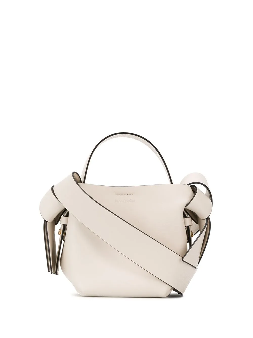 Acne Musubi Micro Knotted Leather Shoulder Bag - Current Season