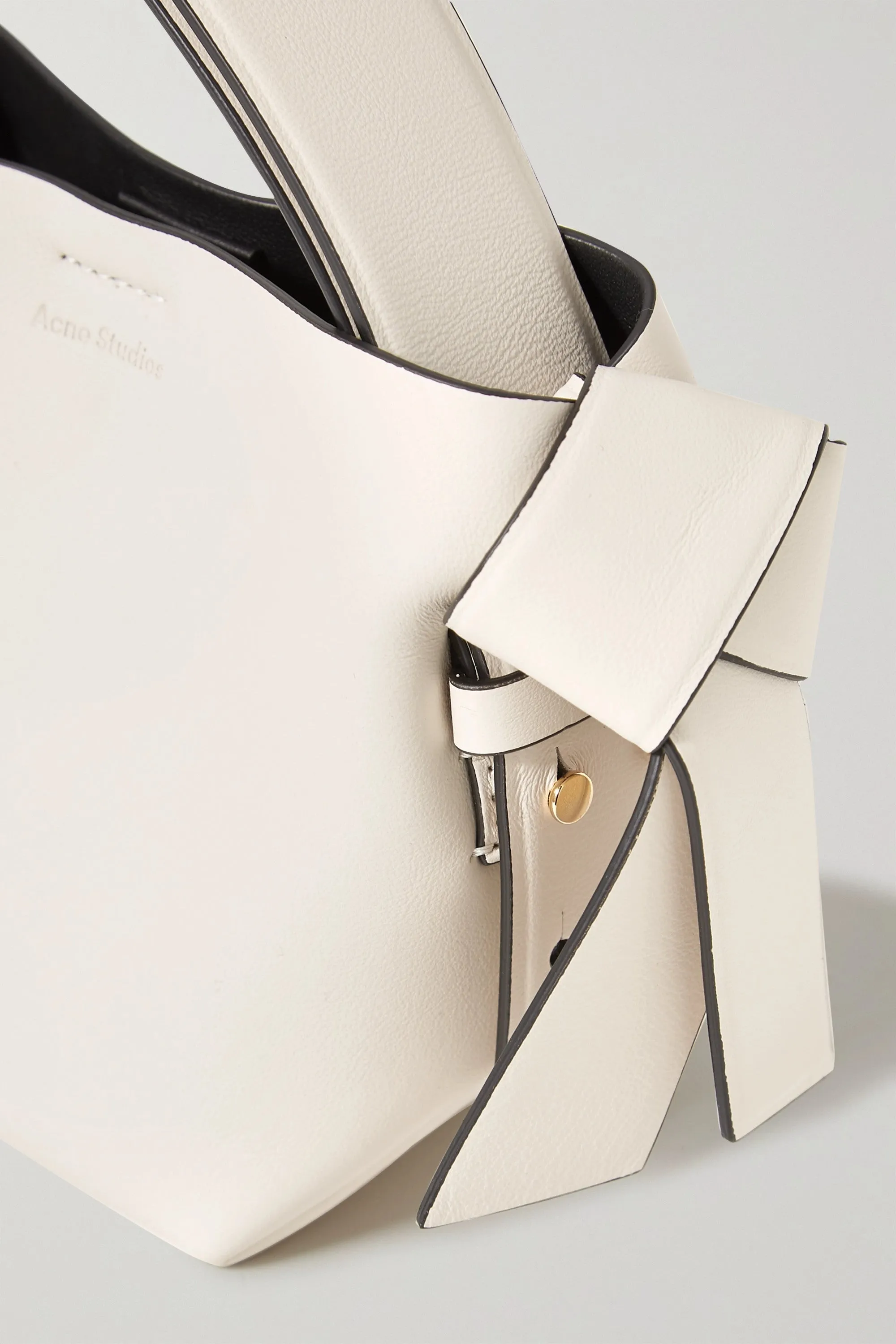 Acne Musubi Micro Knotted Leather Shoulder Bag - Current Season