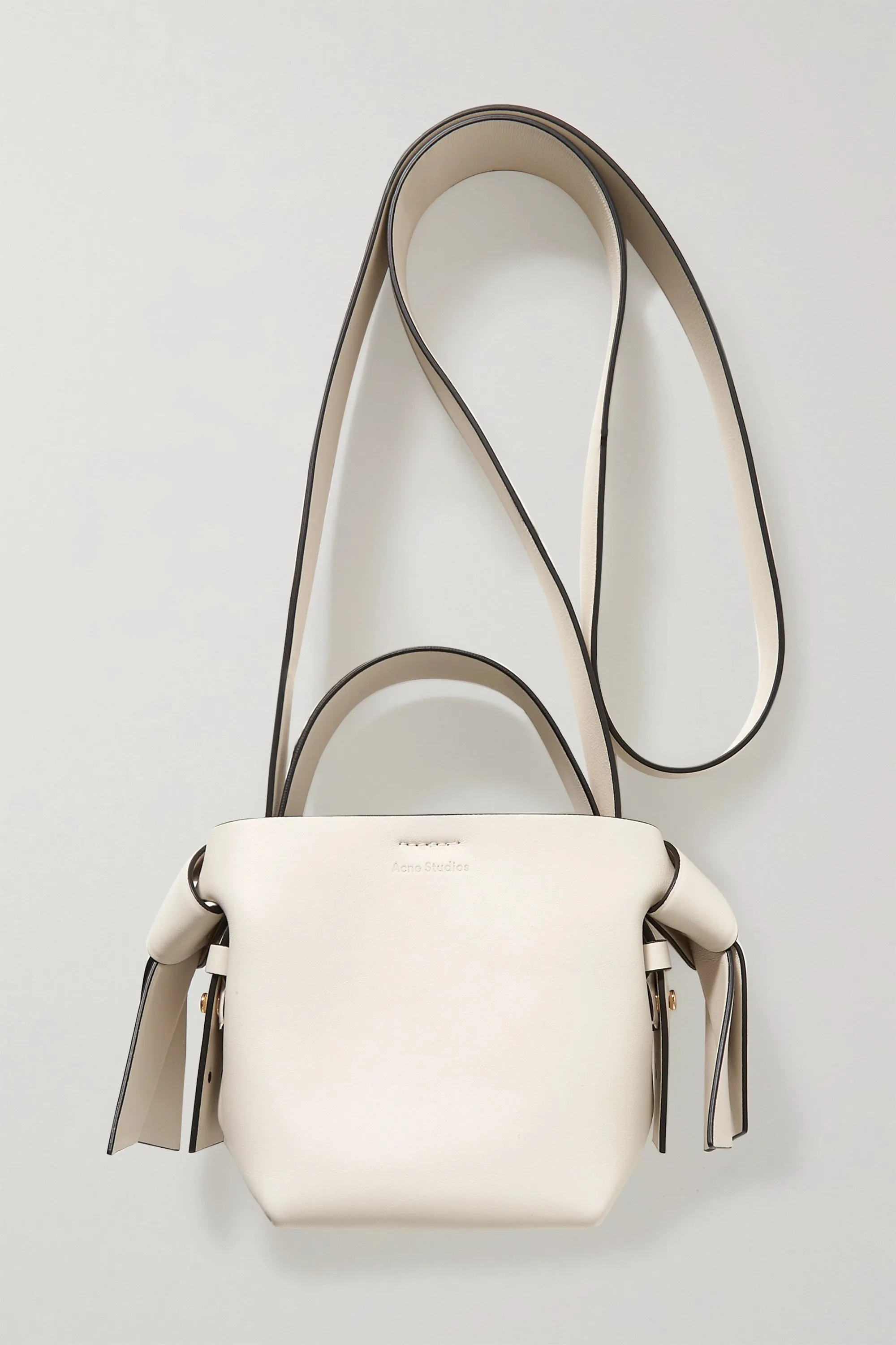 Acne Musubi Micro Knotted Leather Shoulder Bag - Current Season