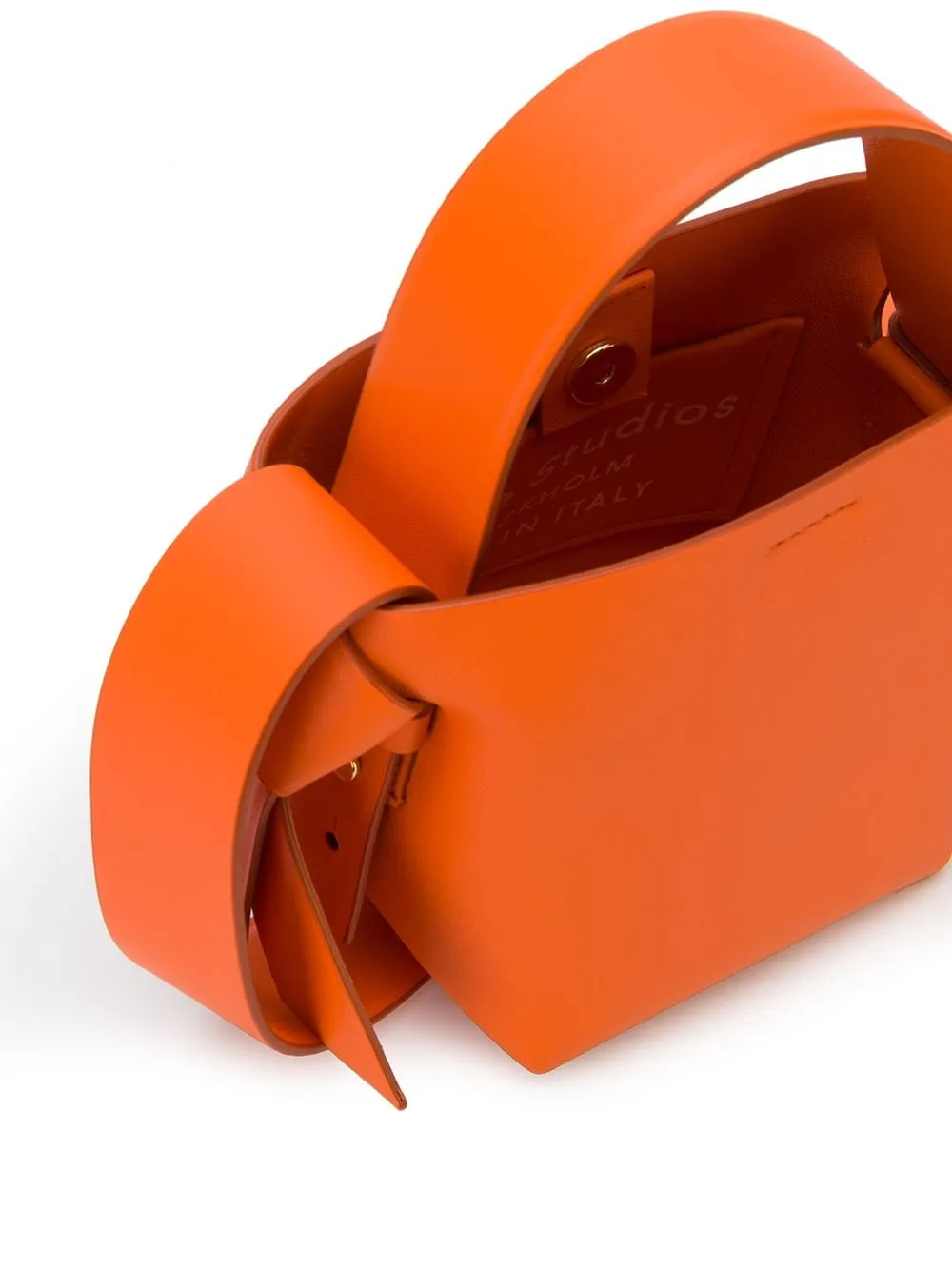 Acne Studios Musubi Micro Knotted Leather Shoulder Bag