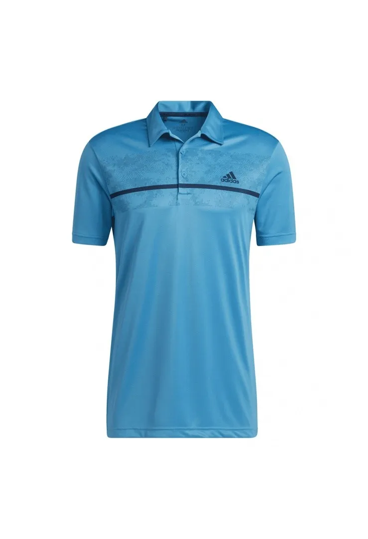 adidas Chest Print Golf Polo Shirt H36252