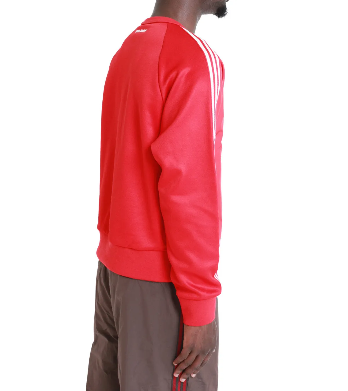 Adidas x Wales Bonner Nylon Crewneck Red