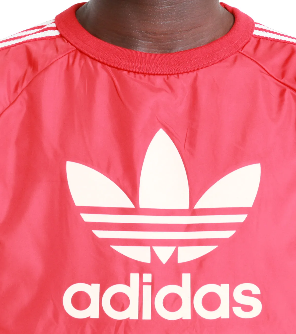 Adidas x Wales Bonner Nylon Crewneck Red