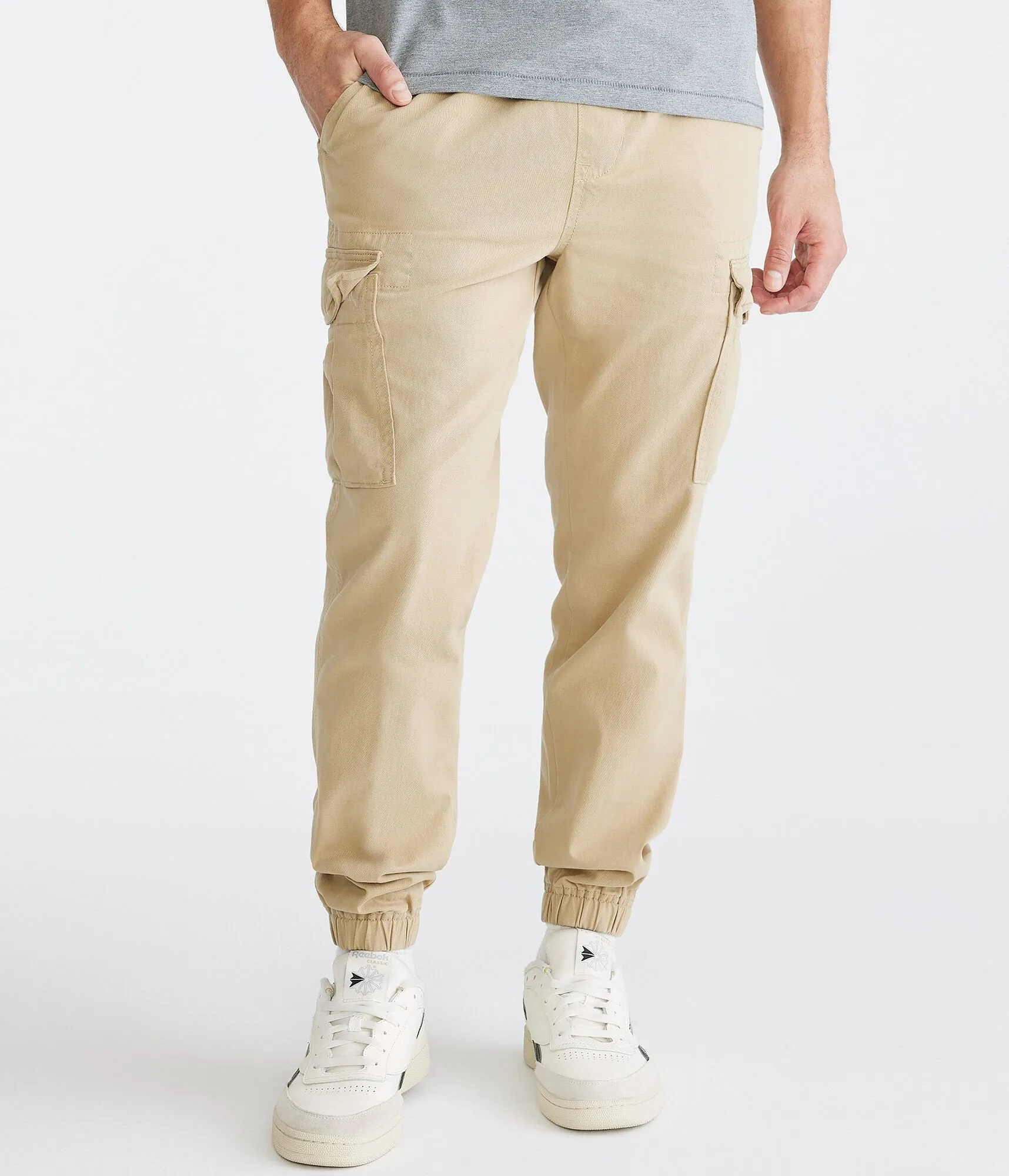 Aeropostale Men's Twill Cargo Joggers