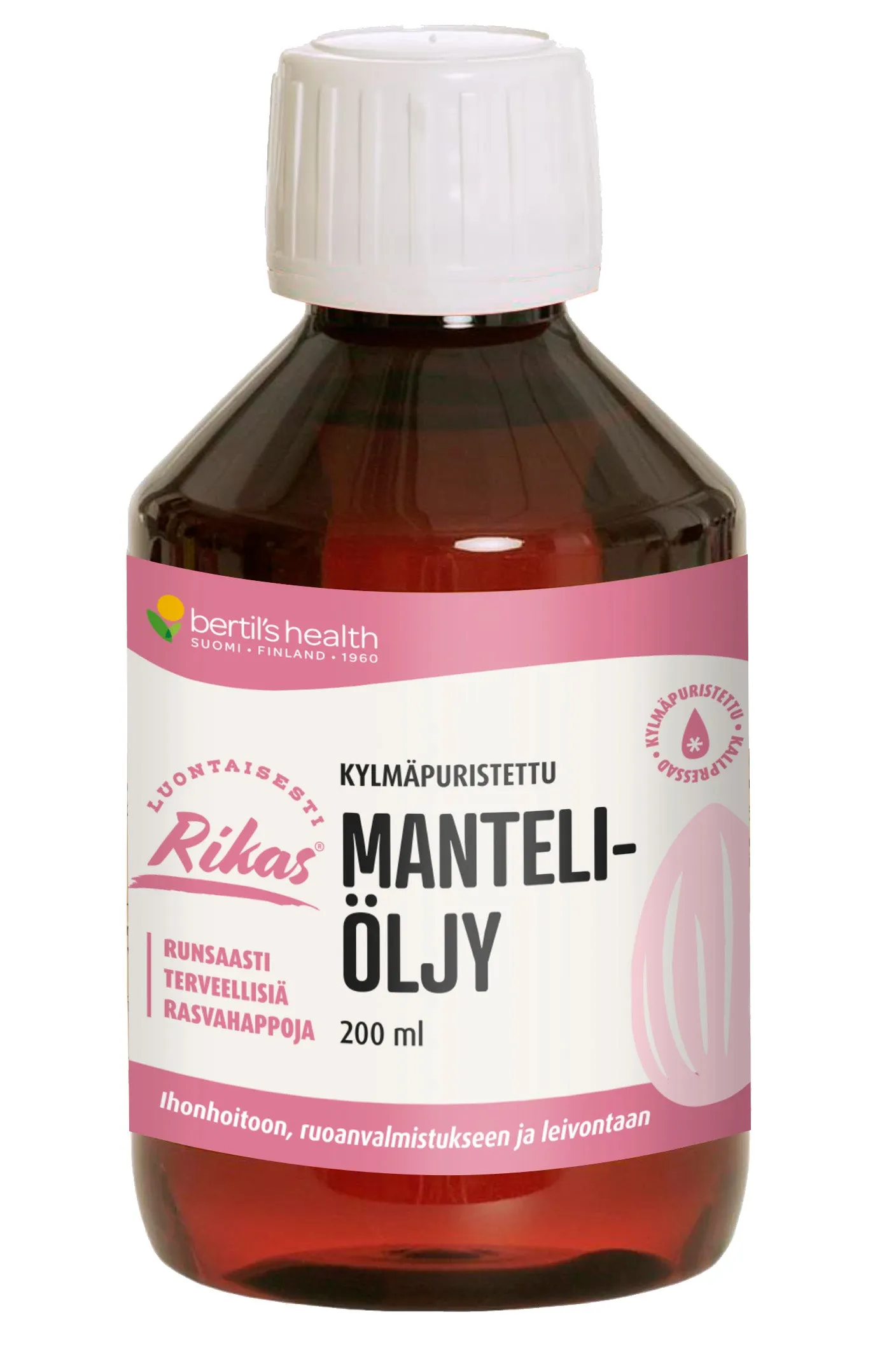 Almond Oil, 200 ml 