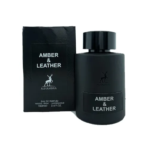Amber & Leather 3.4 oz EDP for men premium-eau-de-toilette-men