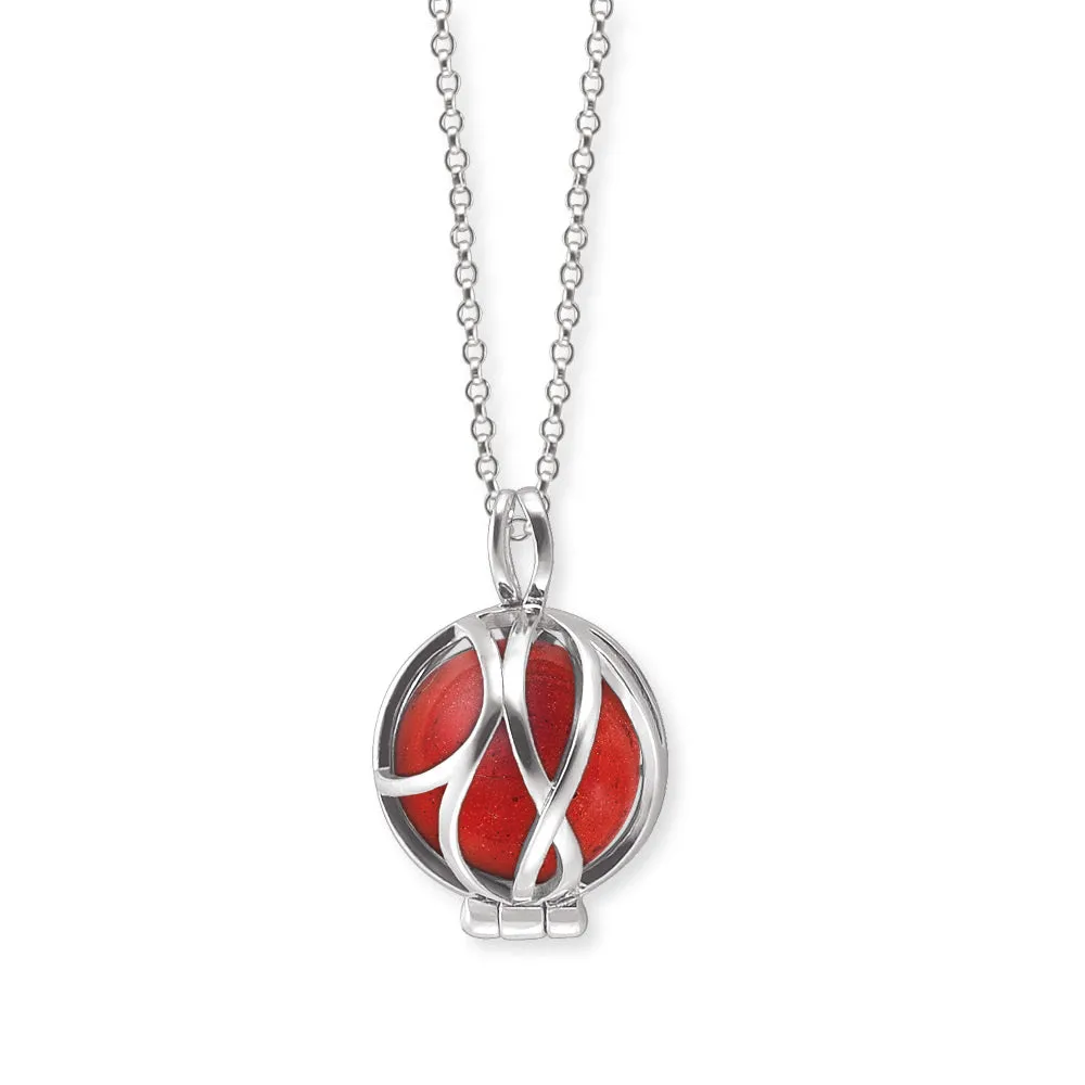 Angel Whisperer Red Jasper Powerful Stone Necklace ERN-HEALPARA-RJ-XS 