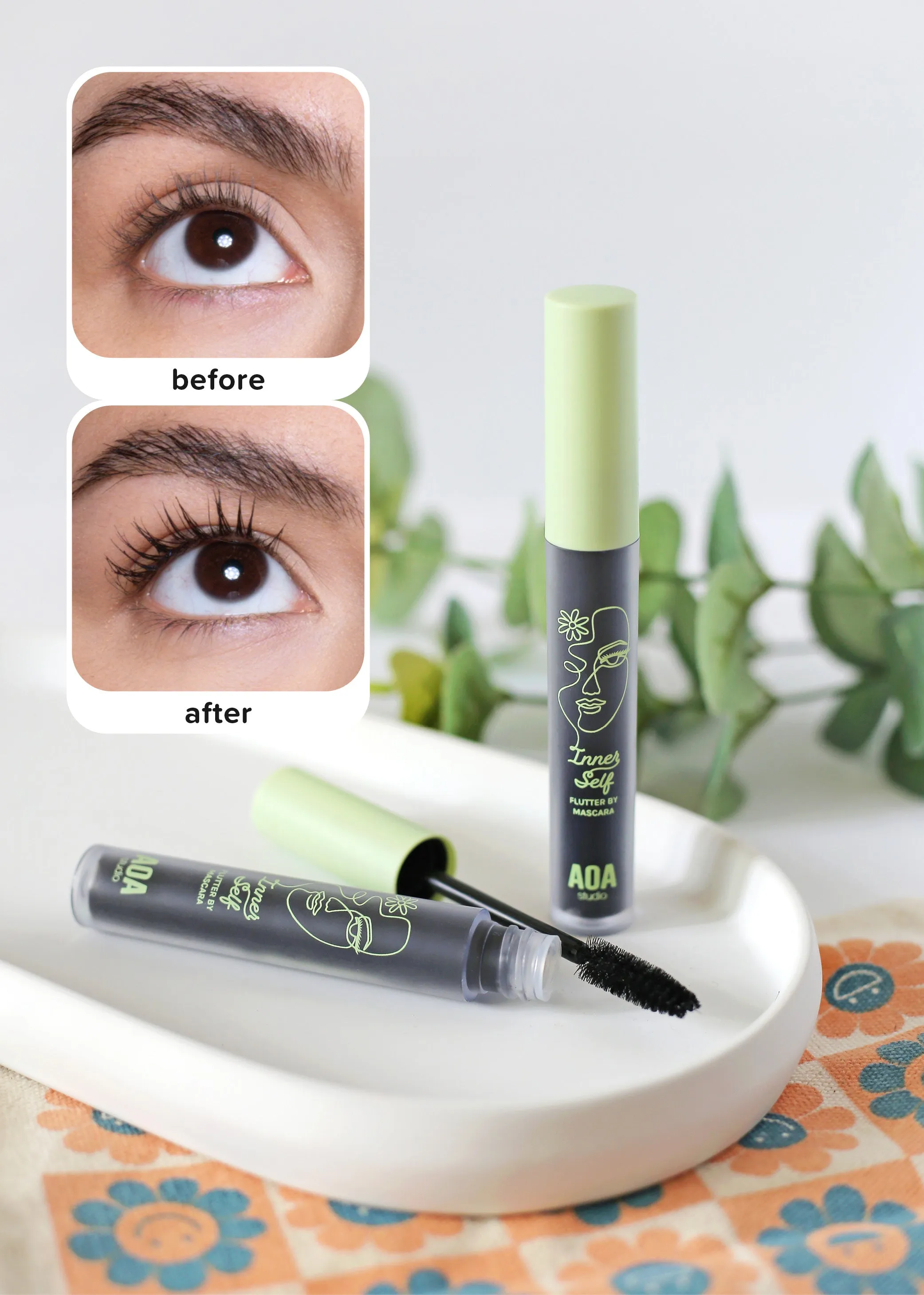 AOA Lux Lash Waterproof Mascara,eye makeup blue eyes,eye makeup brands