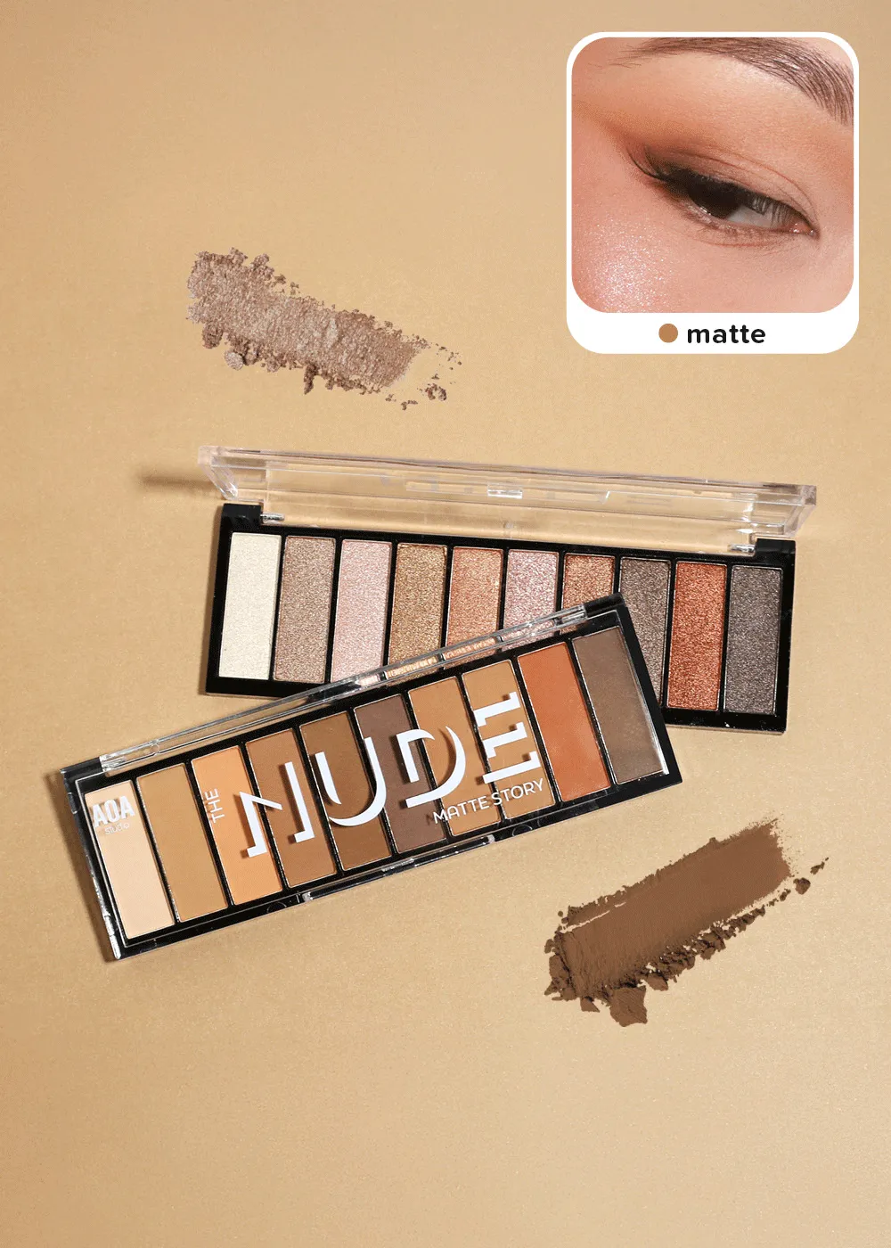 AOA Mini Sweethearts 5-Color Eyeshadow Palette,bridal eye makeup,cleopatra eye makeup