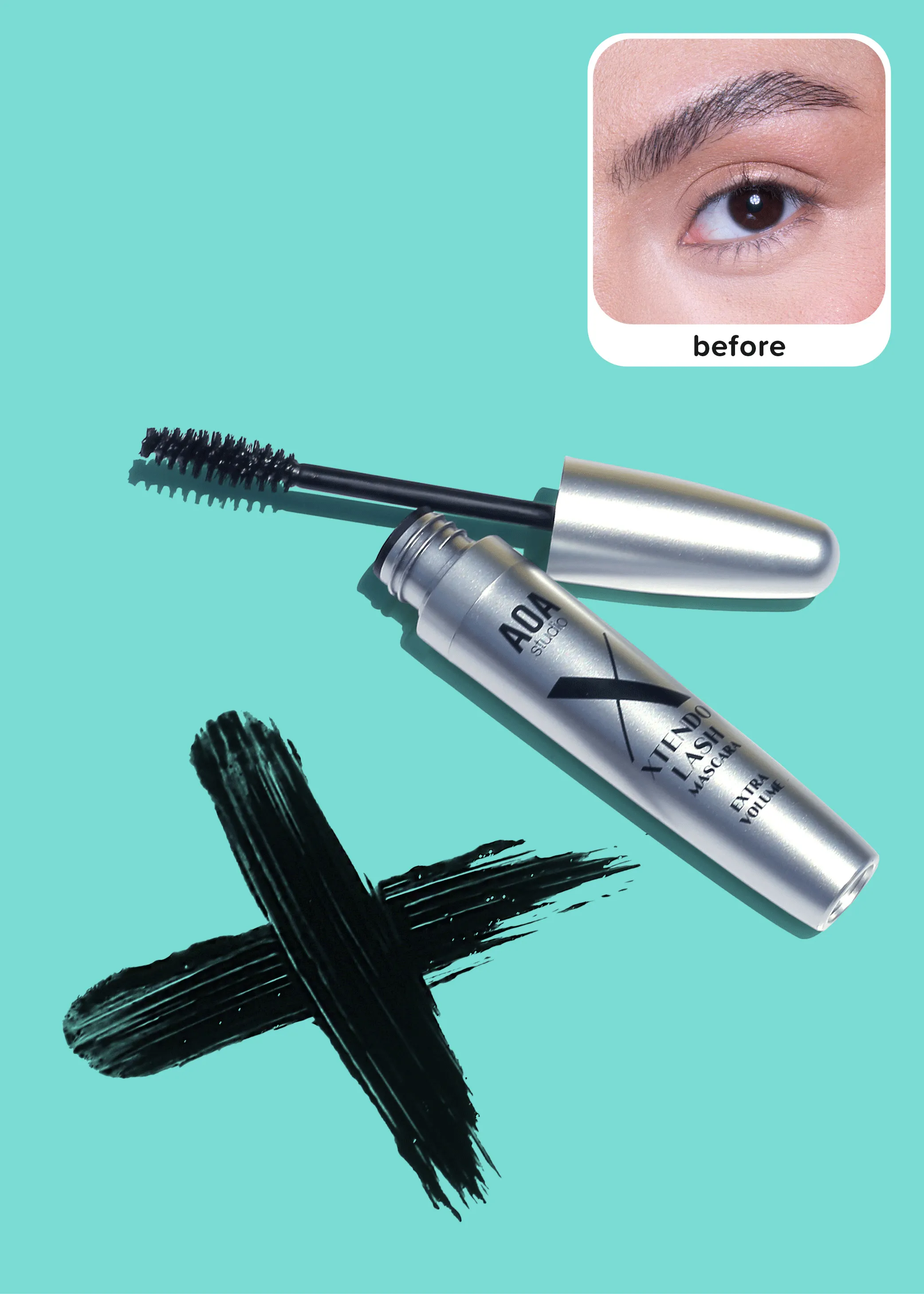 AOA Lux Lash Waterproof Mascara,eye makeup blue eyes,eye makeup brands