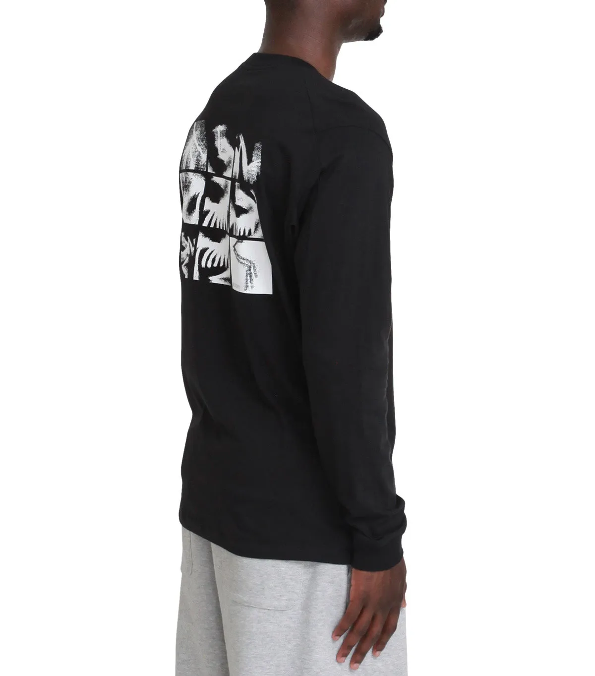 Arc'teryx Kragg Sl Cotton Bird Tile Long Sleeve Black