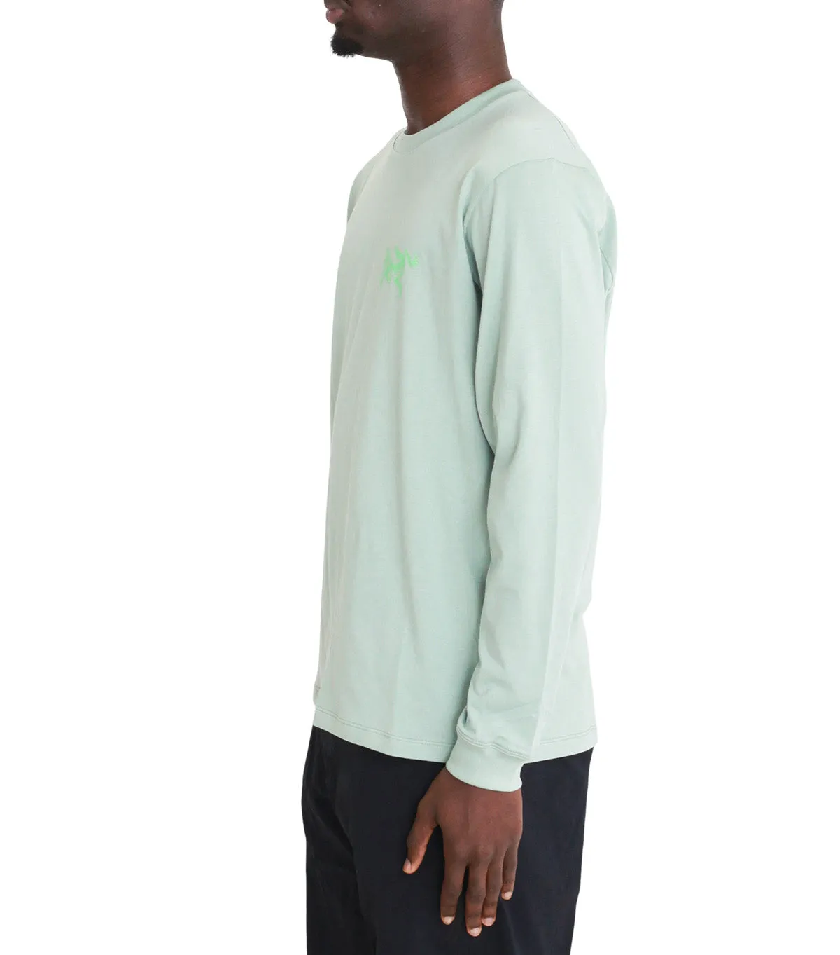 Arc'teryx Kragg Sl Cotton Bird Tile Long Sleeve Stone Green