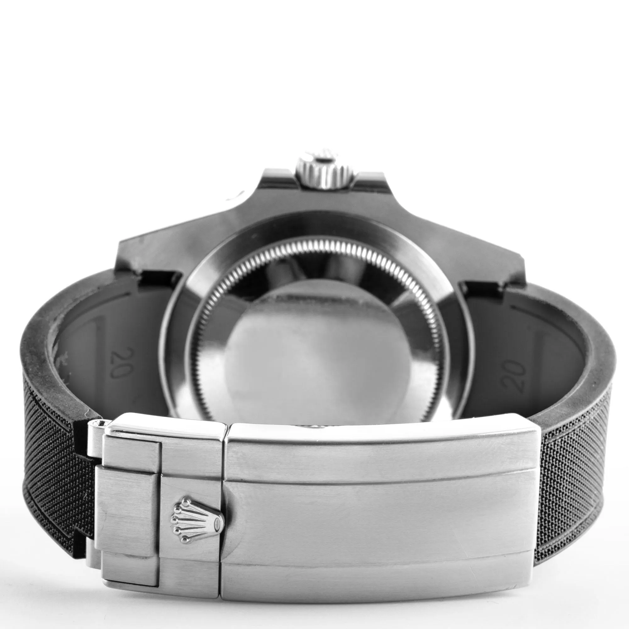a??Rolex - R Strap Premium a?? Cordura pattern rubber watch band for Oyster Perpetual 39mm