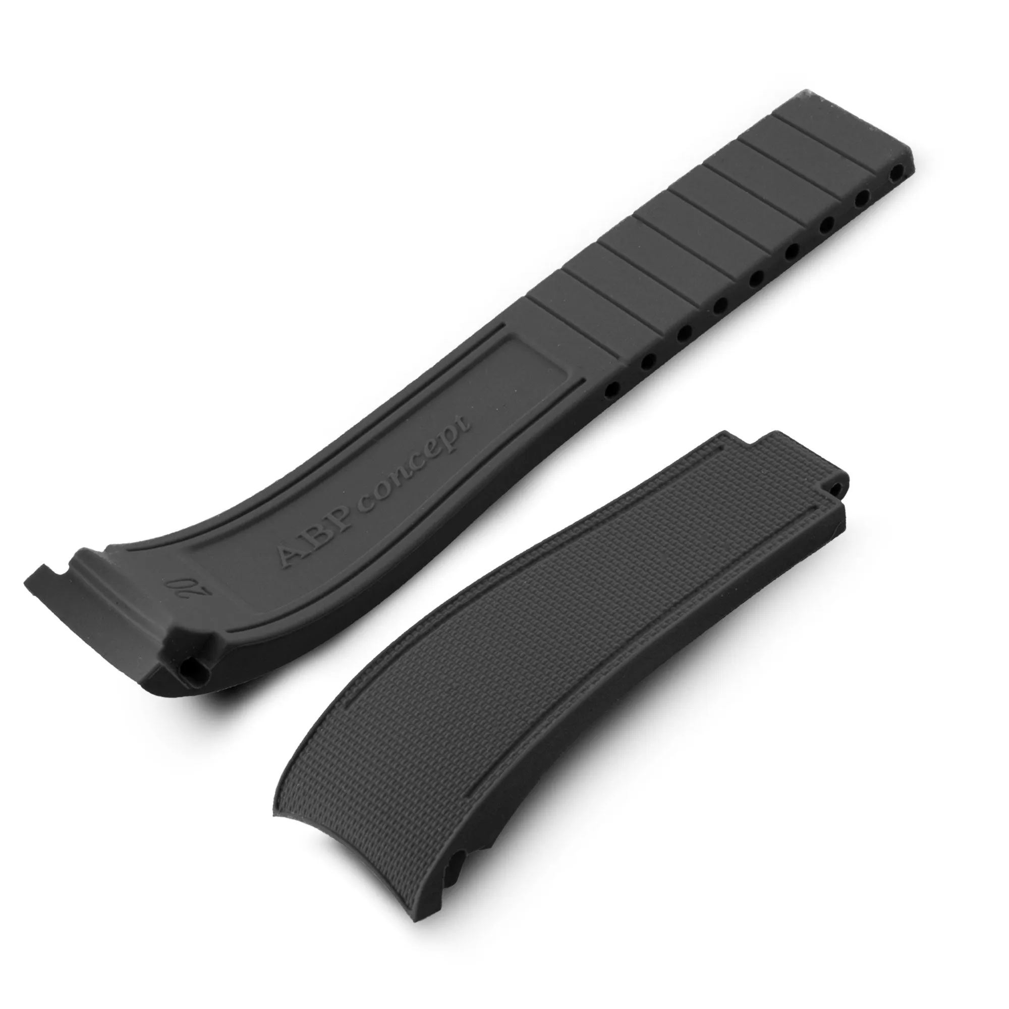 a??Rolex - R Strap Premium a?? Cordura pattern rubber watch band for Oyster Perpetual 41mm