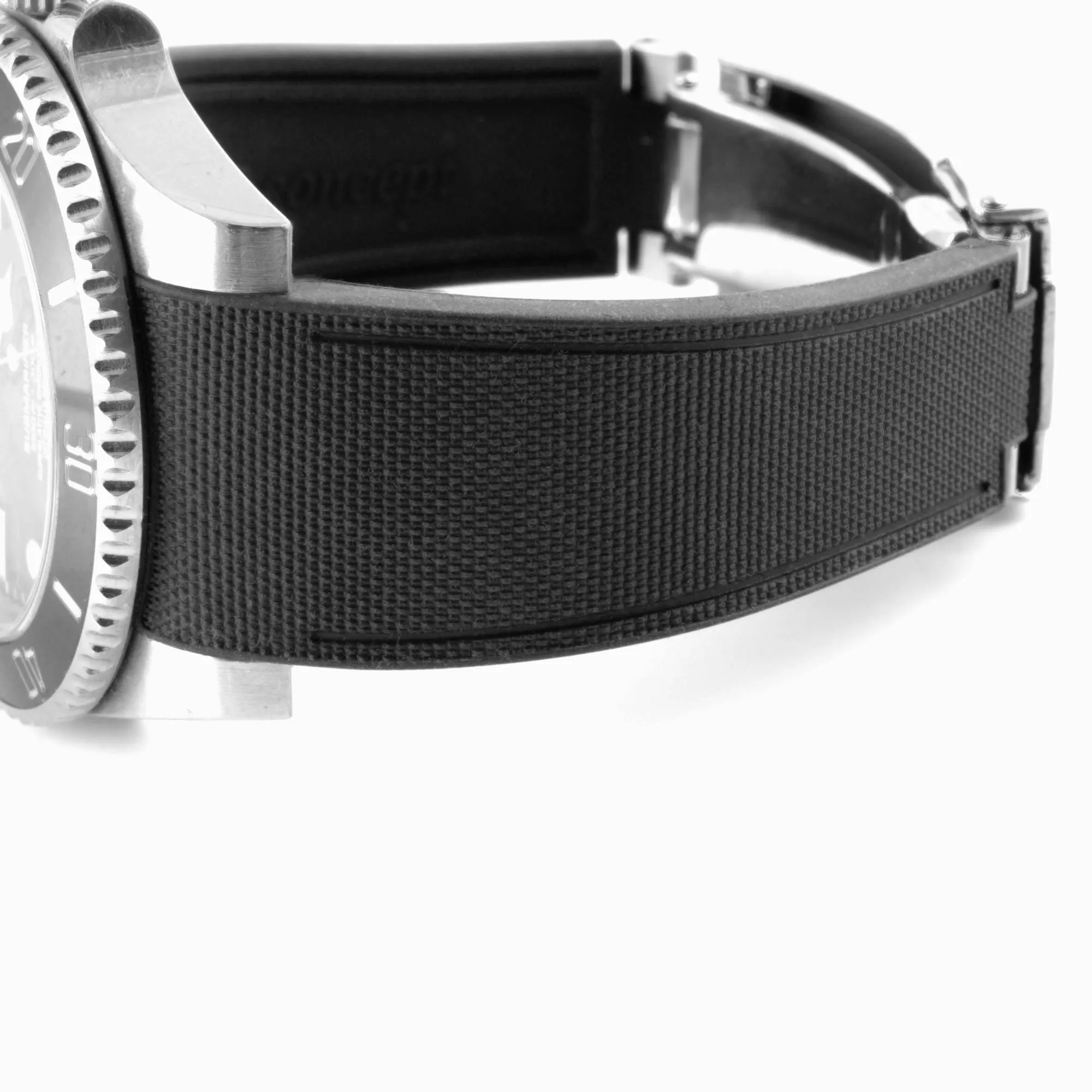 a??Rolex - R Strap Premium watch band- Cordura pattern - Rubber (black, grey, blue, green, red, white, orange, kaki, white)