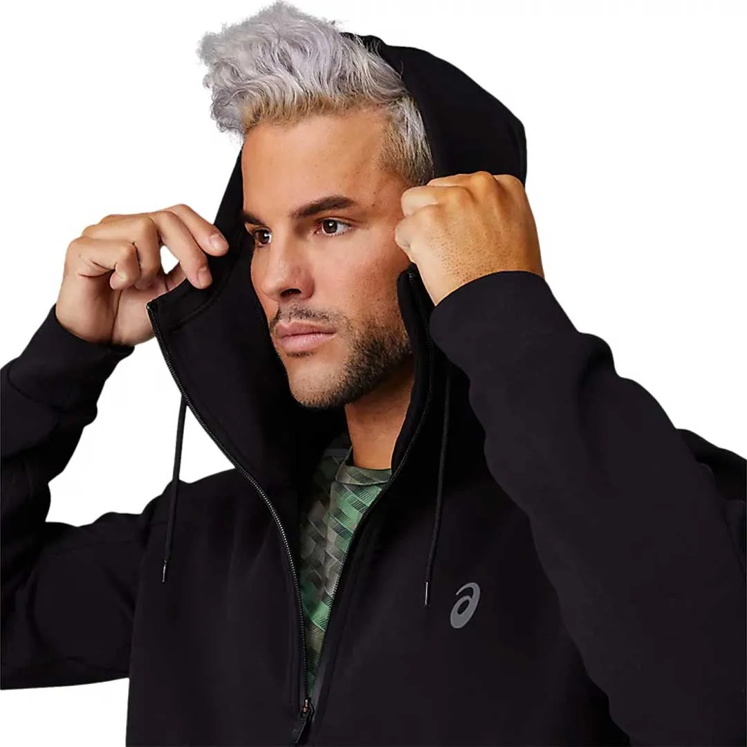 Asics - Sweat à capuche zip complet en maille extensible pour homme (2031C325 001)