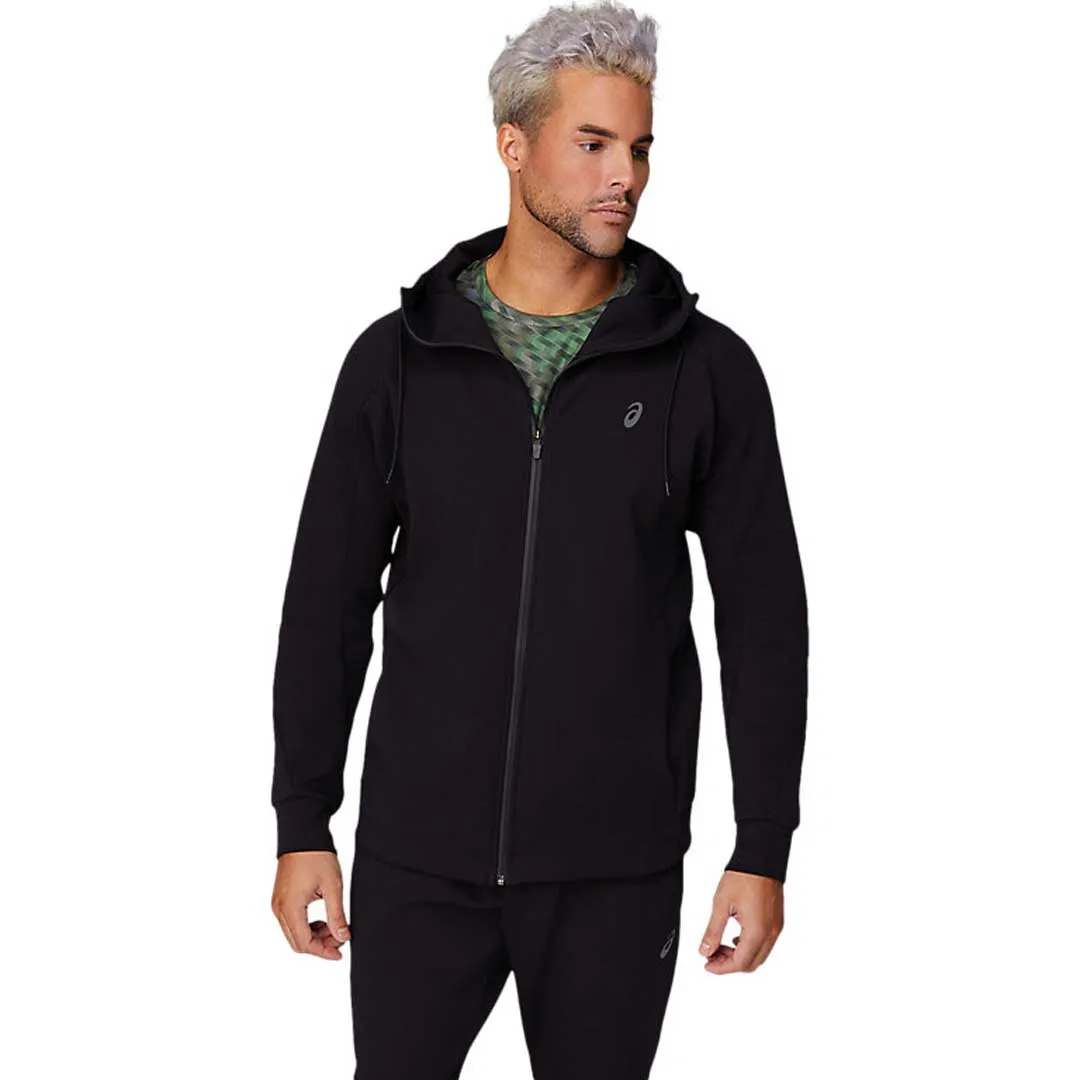 Asics - Sweat à capuche zip complet en maille extensible pour homme (2031C325 001)
