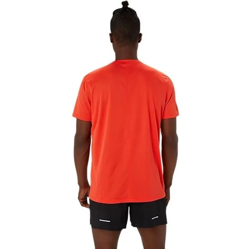 Haut de course argenté pour homme ASICS