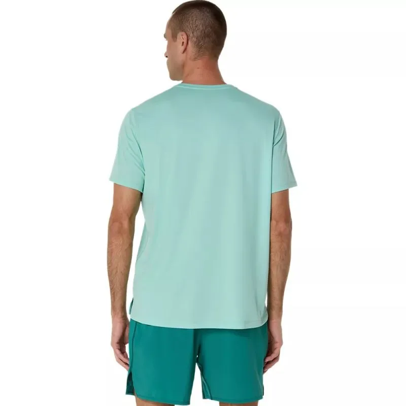 ASICS Haut de course argenté pour homme