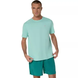 ASICS Haut de course argenté pour homme