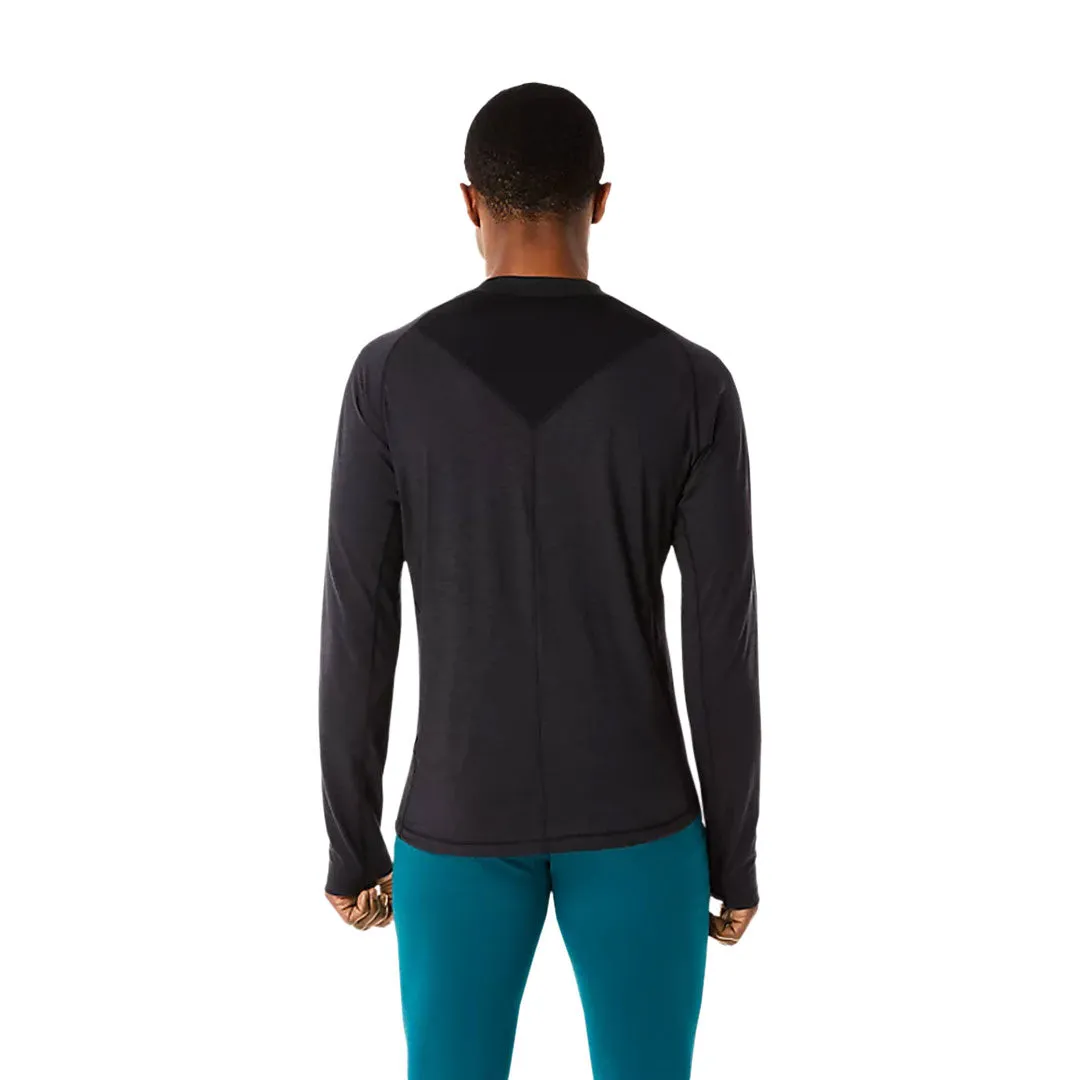 Asics - Chemise à manches longues pour course d'hiver pour hommes (2011C399 001)