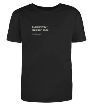 T-shirt ASICS (Soutenez votre club de course local) Bleu Heather vêtements asics