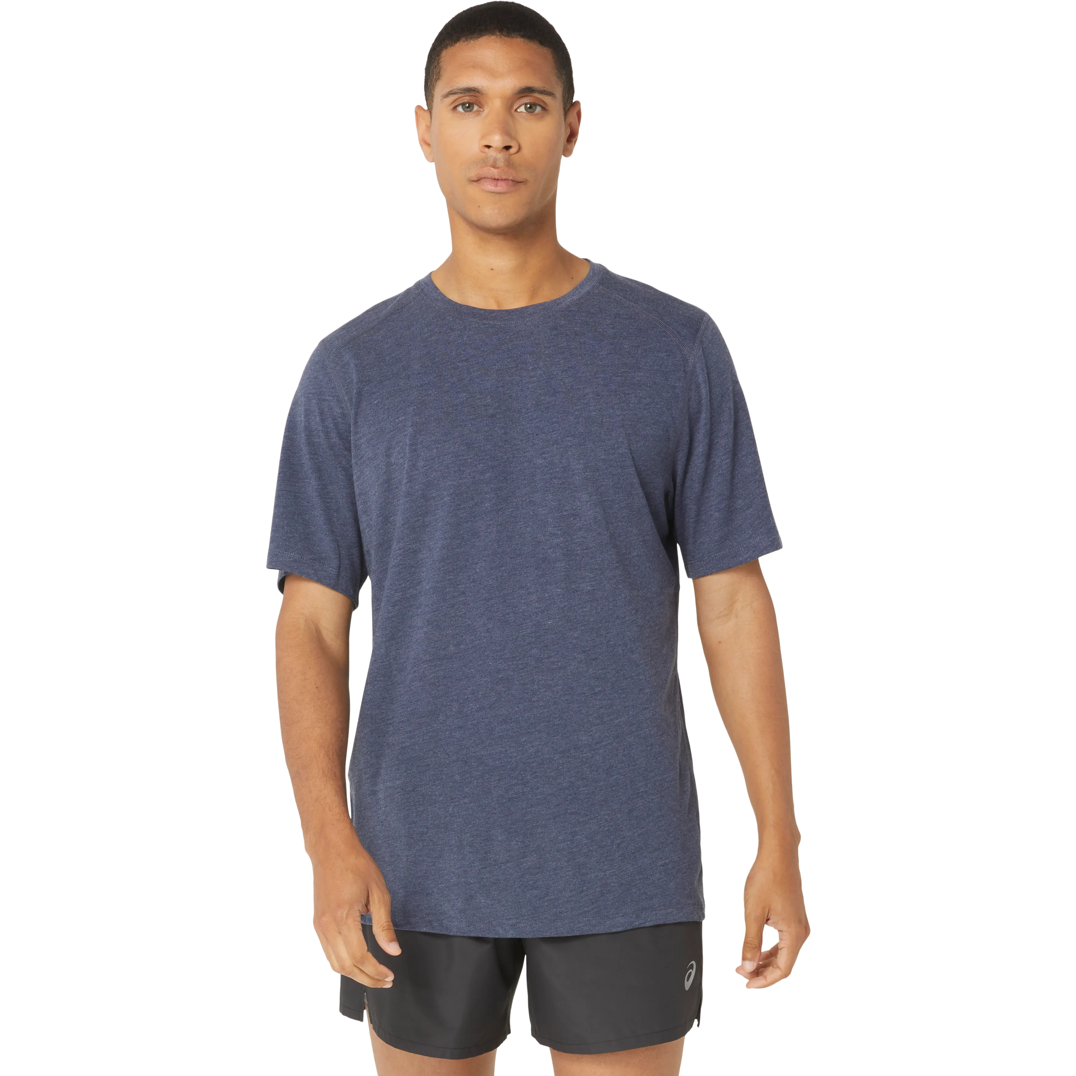 T-shirt ASICS Tri-blend (Bleu Heather) Vêtements ASICS