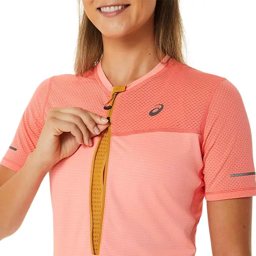 Asics - Haut à manches courtes Fujitrail pour femme (2012C721 700)