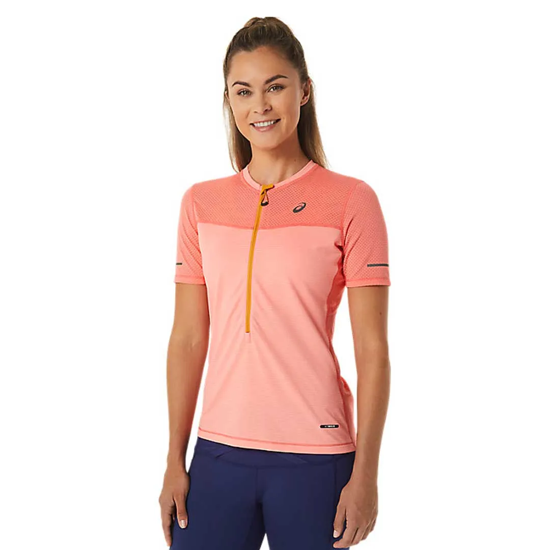Asics - Haut à manches courtes Fujitrail pour femme (2012C721 700)