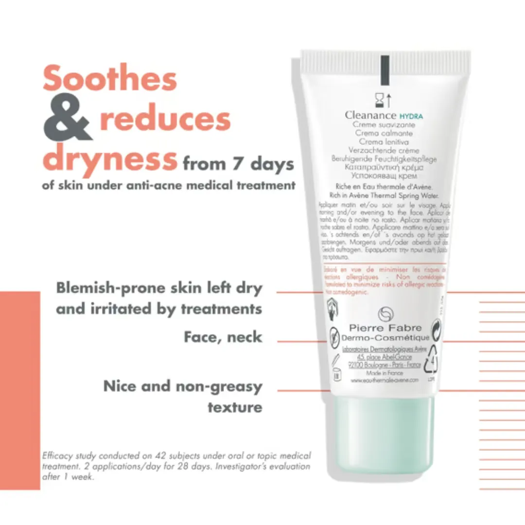 Av??ne Cleanance Hydra Soothing Cream 40ml