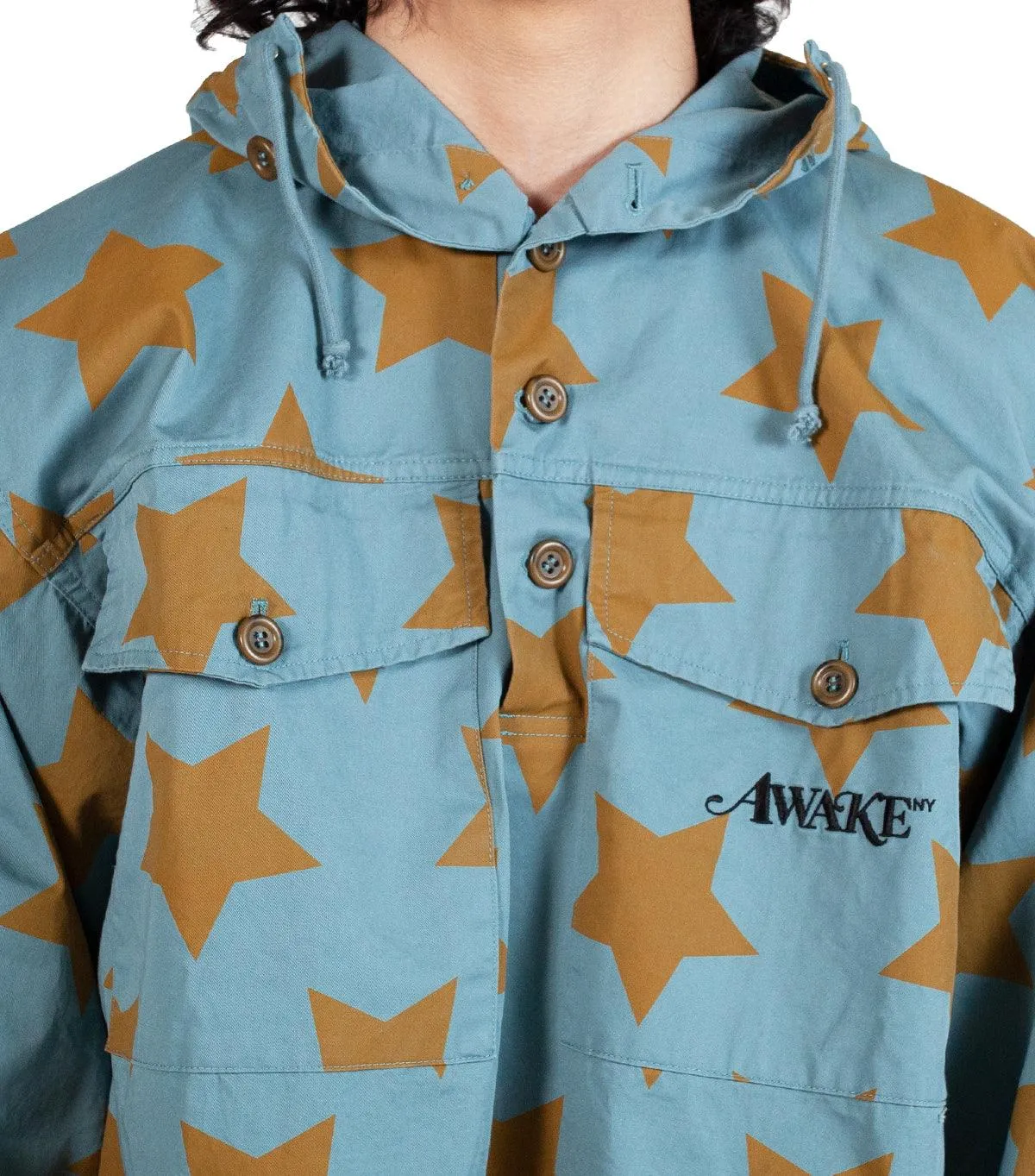 Awake Stars Anorak Jacket Teal