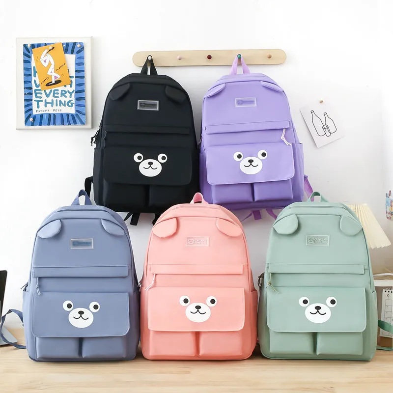 Backpack cartoon casual backpack student schoolbag 