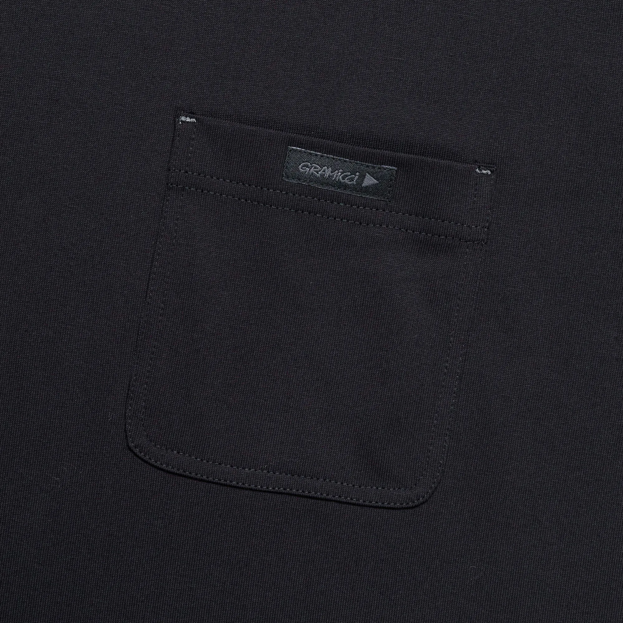 Backprint L/S Tee x and wander - Black