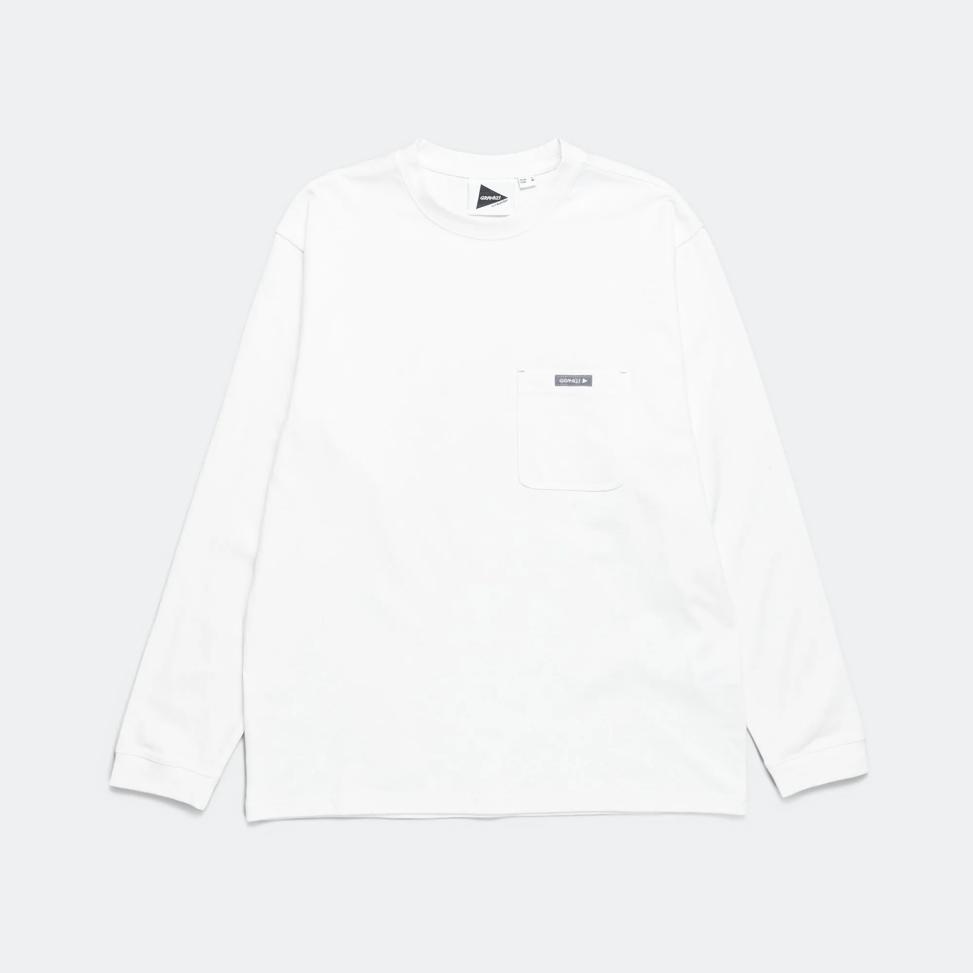 Backprint L/S Tee x and wander - White