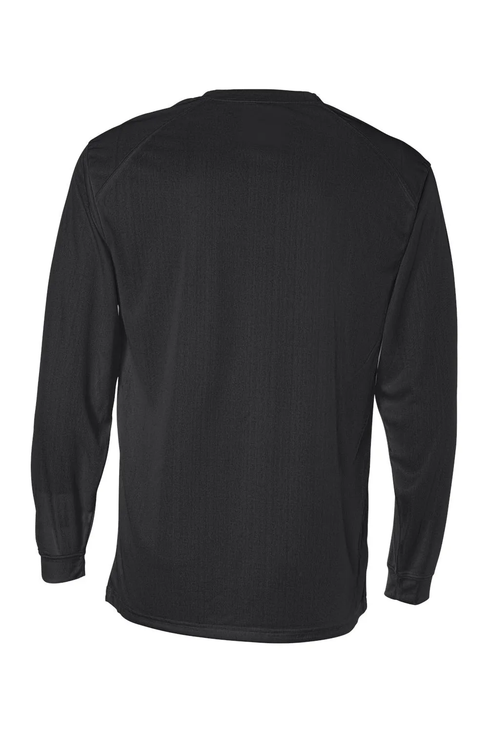 T-shirt à manches longues Badger Mens B-Core avec évacuation de l'humidité - Vêtement Noir Badger