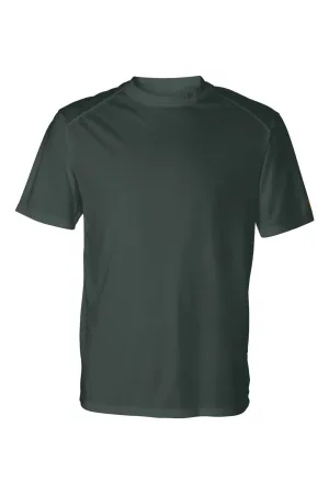 T-shirt à manches courtes et col rond Badger Mens B-Core absorbant l'humidité - Vêtement Vert Forêt Badger