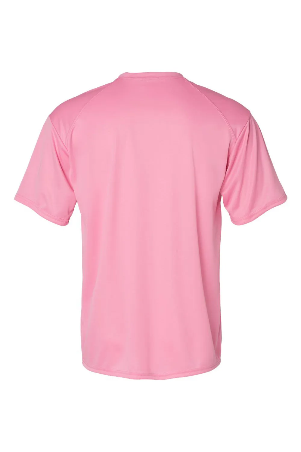 T-shirt à manches courtes et col rond Badger Mens B-Core absorbant l'humidité - Vêtement rose Badger